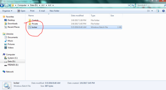 cara mengunci folder di komputer