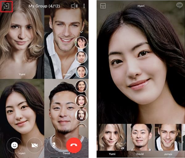 Line Group Call