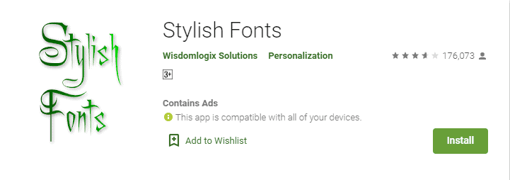 Stylish Fonts