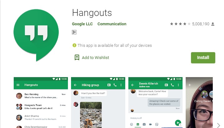 Google hangout