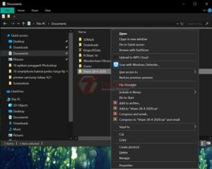 Cara mengunci folder di PC
