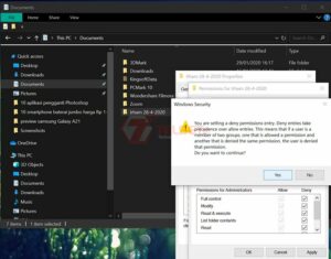 cara mengunci folder pc