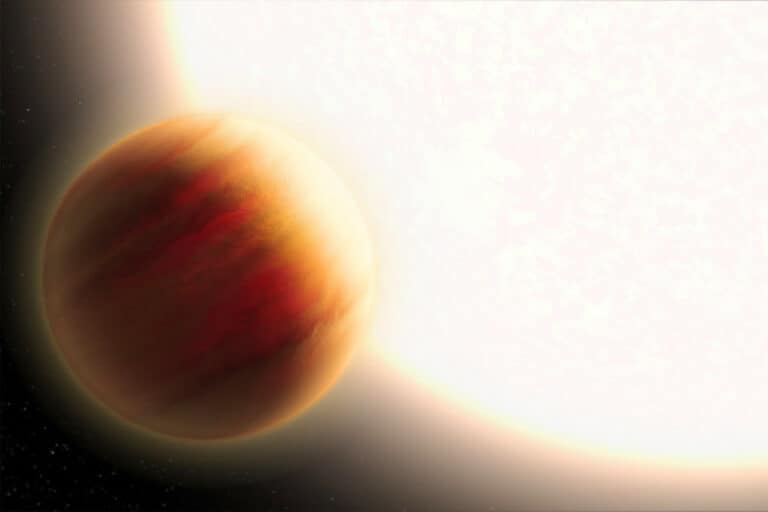 planet ekstrasurya langit kuning