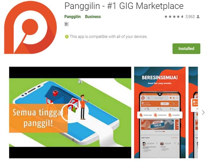 aplikasi pencari kerja freelance