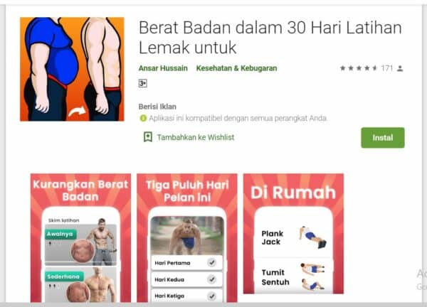 Aplikasi Program Diet 30 Hari