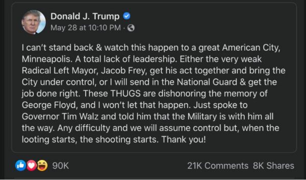 Facebook Twitter Donald Trump