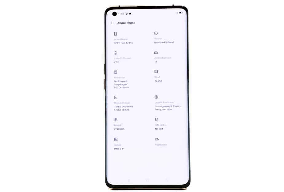 Oppo Find X2 Android 11