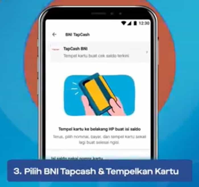Cara Isi Saldo TapCash Gopay