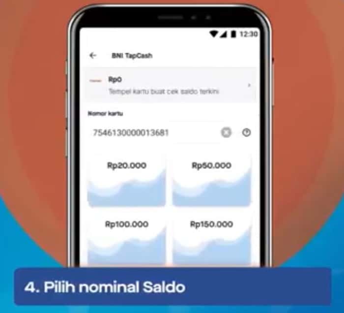 Cara Isi Saldo TapCash Gopay