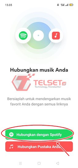 melihat lirik lagu