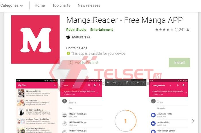 Aplikasi Manga Reader