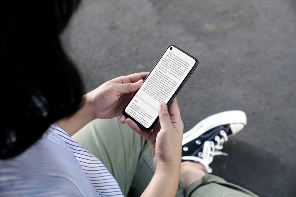 tips membaca di smartphone