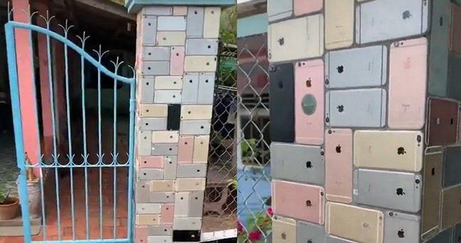 Pagar rumah iPhone