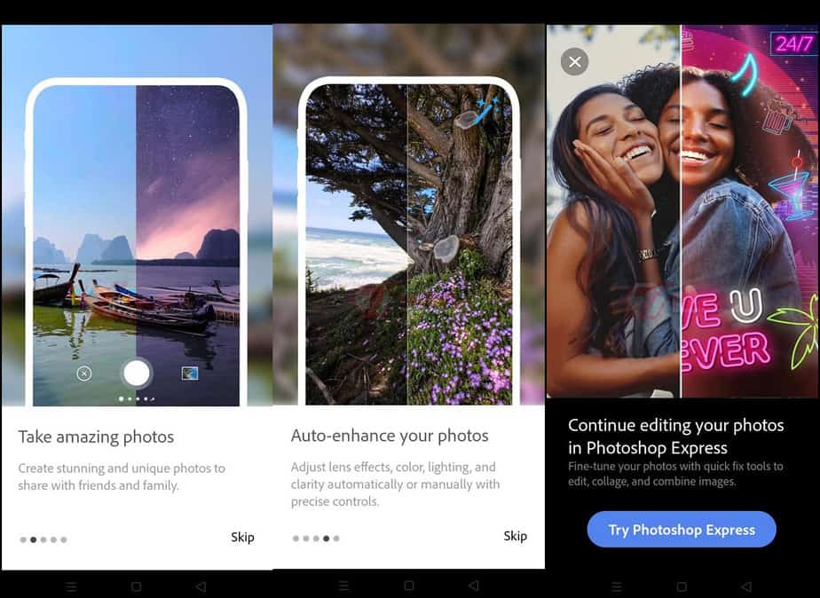 Adobe Photoshop Camera Android