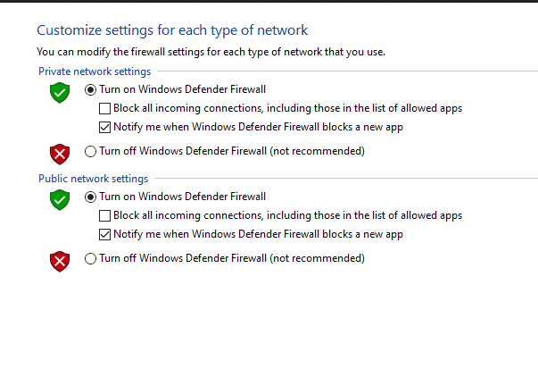 Cara mematikan firewall windows 10