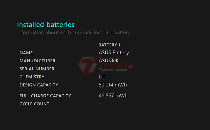 Cara Cek kondisi baterai laptop