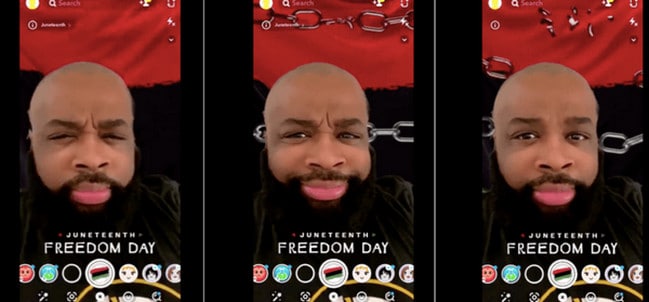 Filter Juneteenth Snapchat