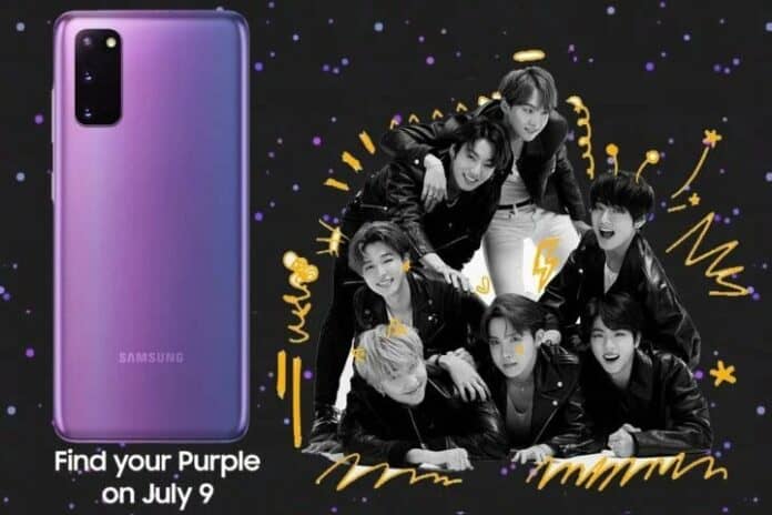 Samsung S20 BTS Edition