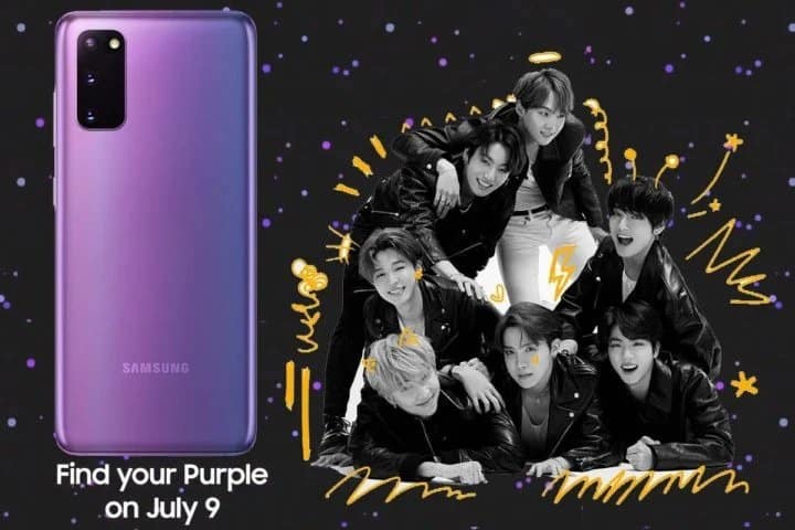 Samsung S20 BTS Edition