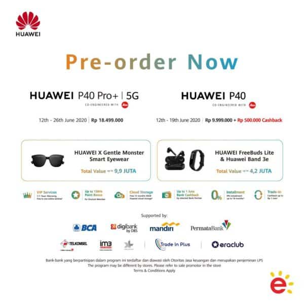 Pre-order Huawei P40 Huawei P40 Pro+