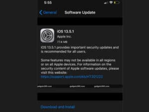 Apple jailbreak iOS 13 update OS 