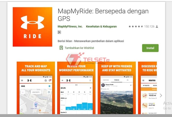 Aplikasi Android Bersepeda