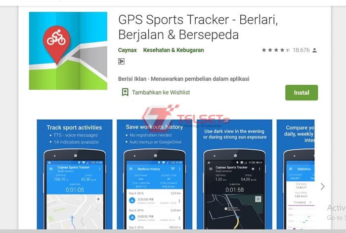 Aplikasi Android Bersepeda