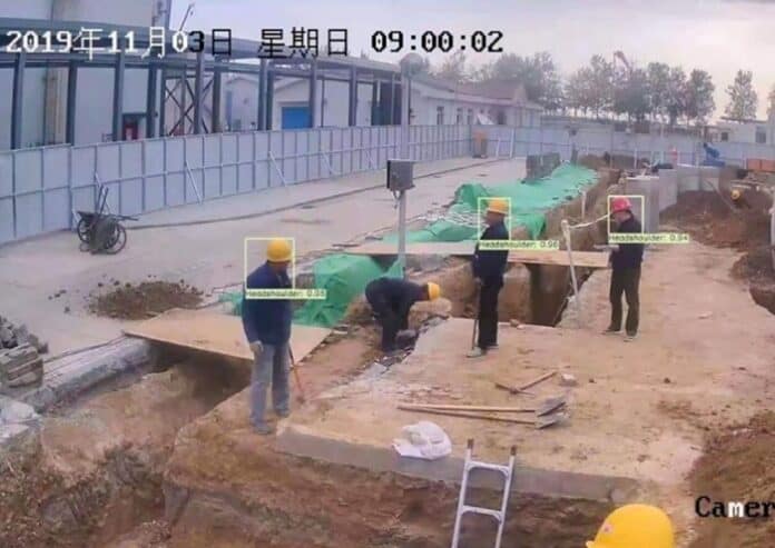 China Teknologi AI Pekerja Konstruksi