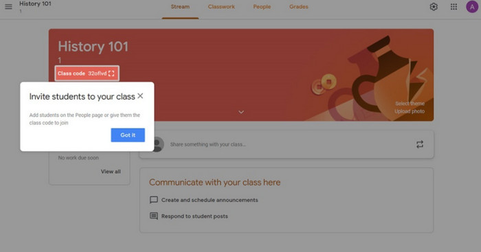 Fitur Google Classroom