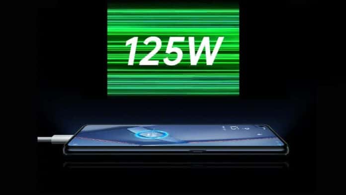Oppo Fast Charging 125W
