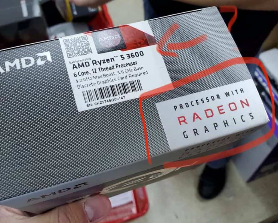 Ryzen 5 3600 Salah Kemasan