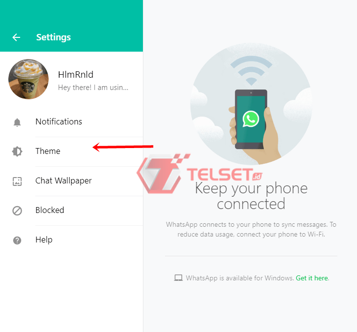 Dark Mode WhatsApp Web