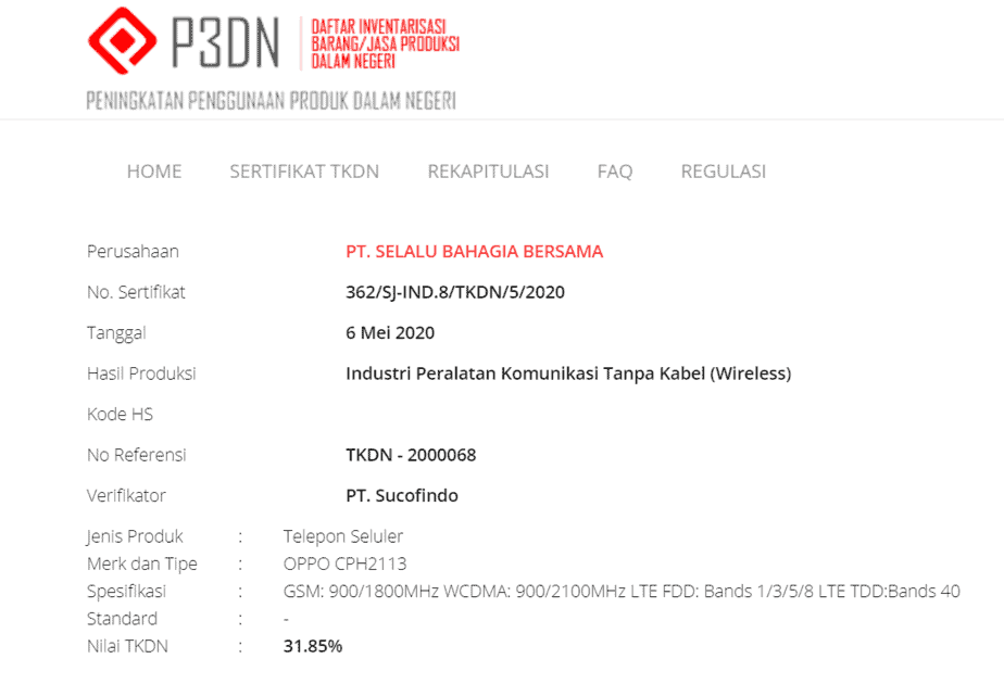 Oppo Reno4 Indonesia