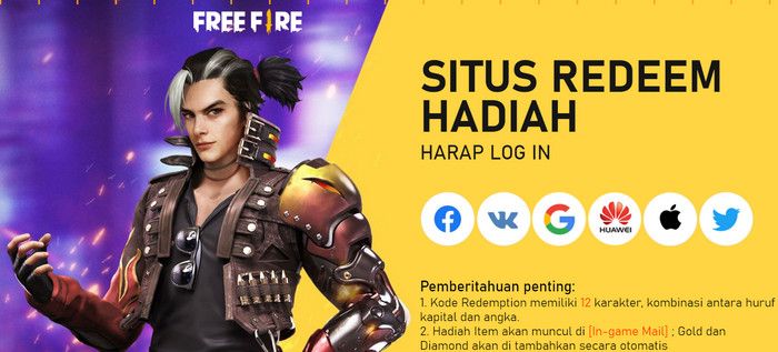 Kode Redeem FF