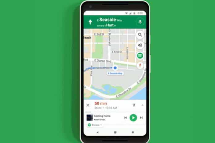 Cara Lagu Spotify Google Maps