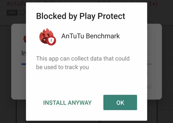 google blokir AnTuTu