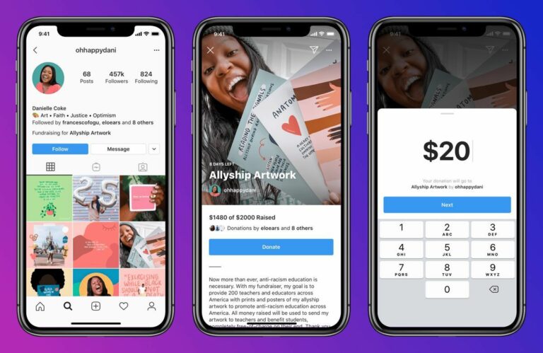Instagram Uji Coba Fitur Penggalangan Dana