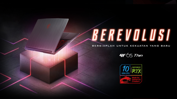 Laptop Gaming MSI GF65 Thin