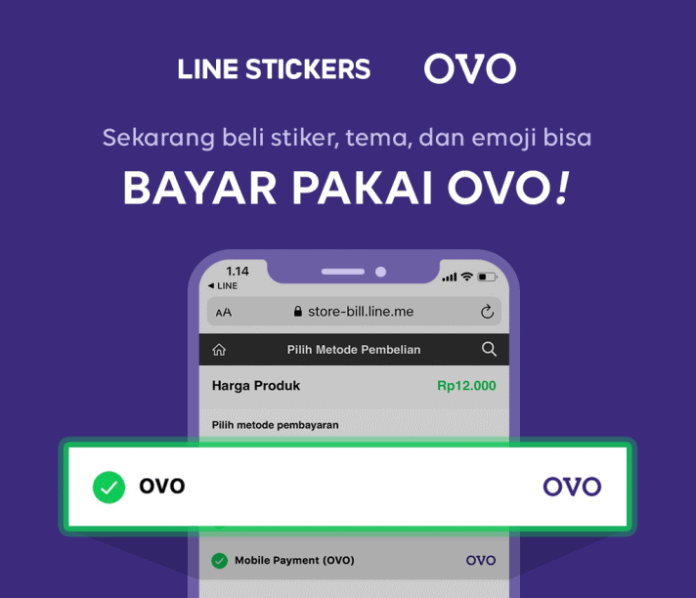 Beli Stiker Line pakai OVO