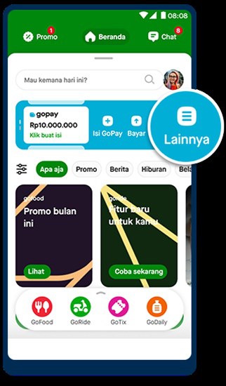 cara Tarik Tunai GoPay di ATM BCA 