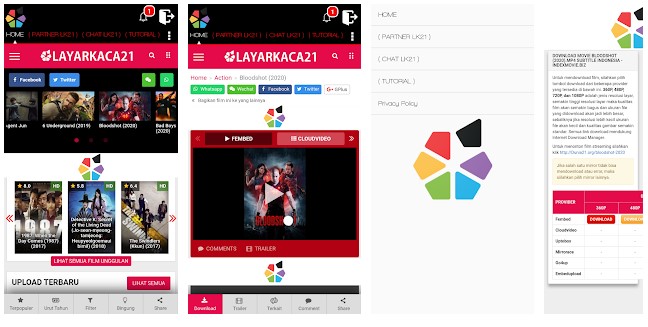 Aplikasi Layarkaca21 Play Store