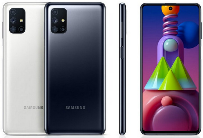Galaxy M51 baterai 7000 mAh