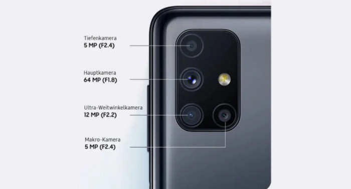 Galaxy M51 baterai 7.000 mAh