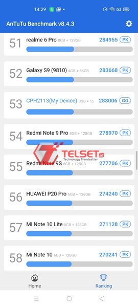 Uji Performa Oppo Reno4