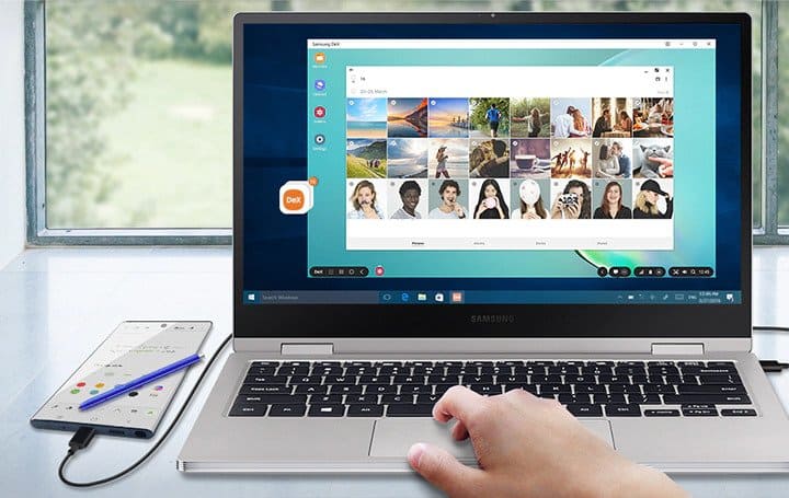 Samsung DeX di Galaxy Note20