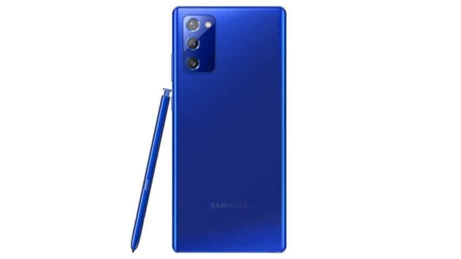 Warna Mystic Blue Samsung Galaxy Note20