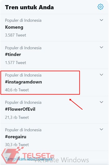 Instagram Down