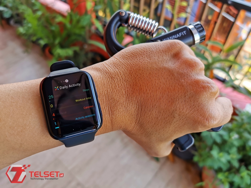 Olahraga rutin di rumah Oppo Watch