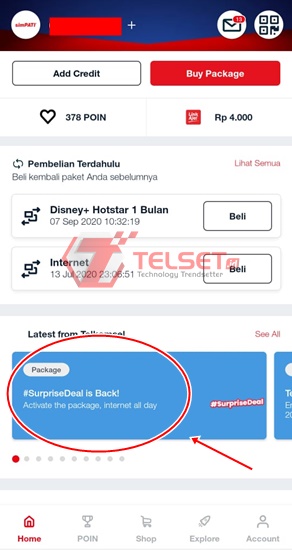 Paket Unlimited Suprise Deal Telkomsel