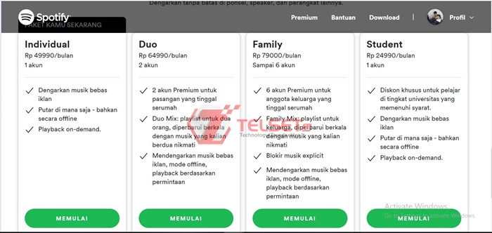 Spotify Premium GoPay 